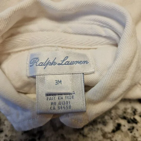 Sale 🎉🥳 4/$25 or $10Baby Boy Polo Shirt Size 0-3moths - Picture 2 of 5